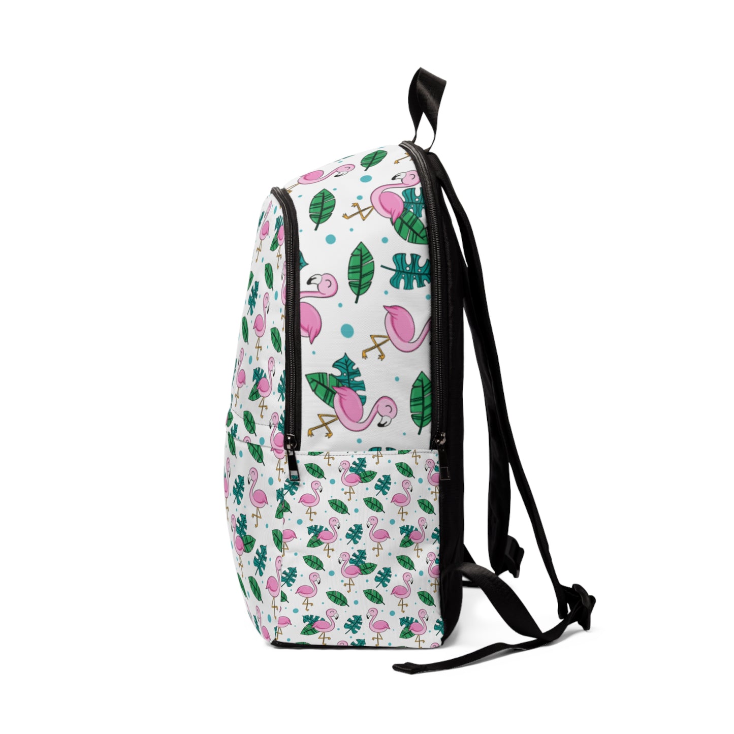 Flamingo cute Pattern - Unisex Fabric Backpack