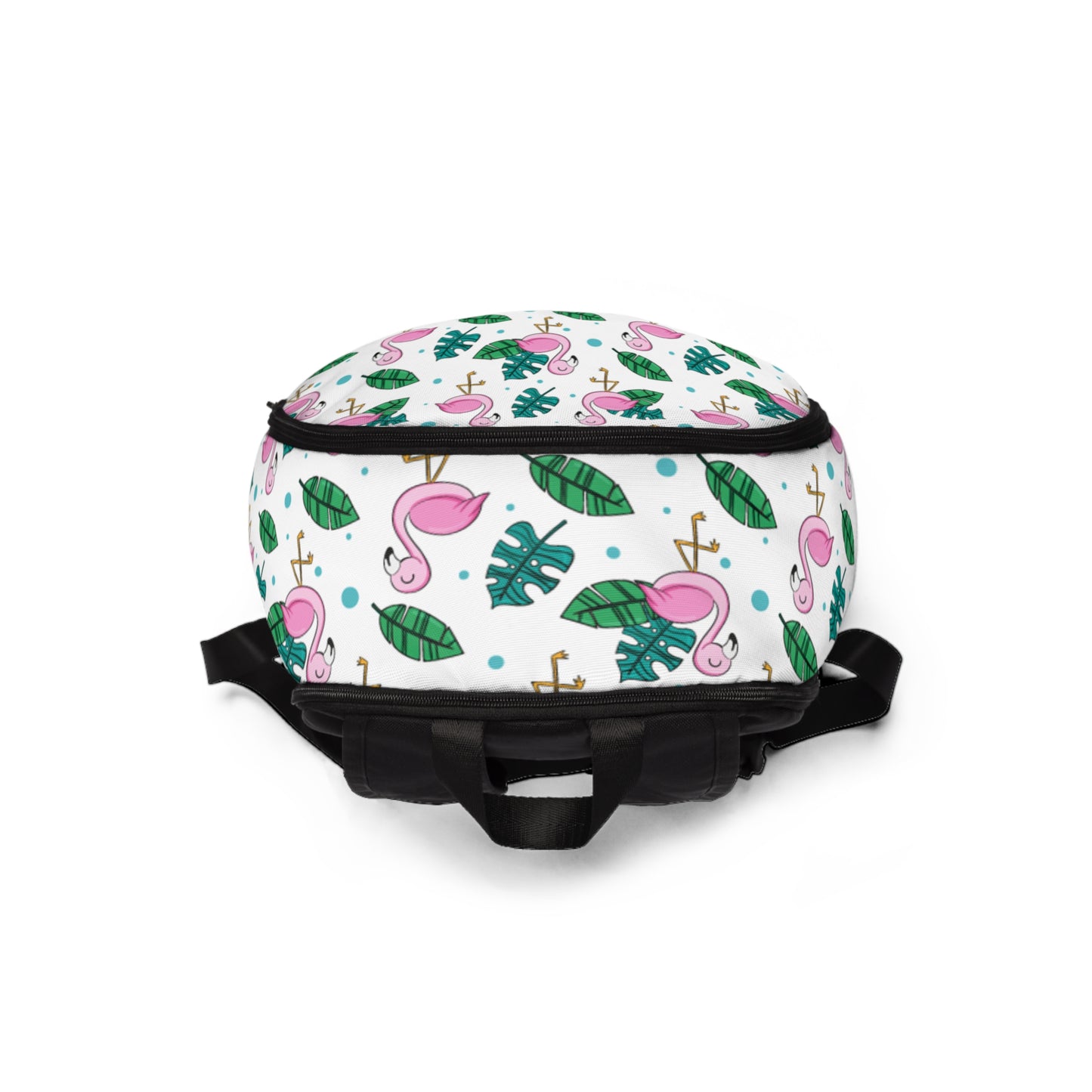 Flamingo cute Pattern - Unisex Fabric Backpack