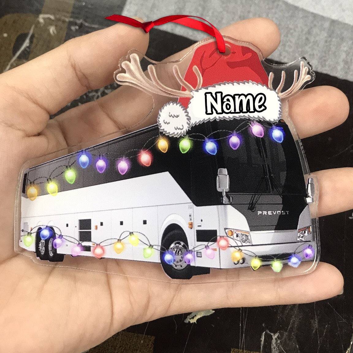 All Type Coach/Bus Christmas Ornament