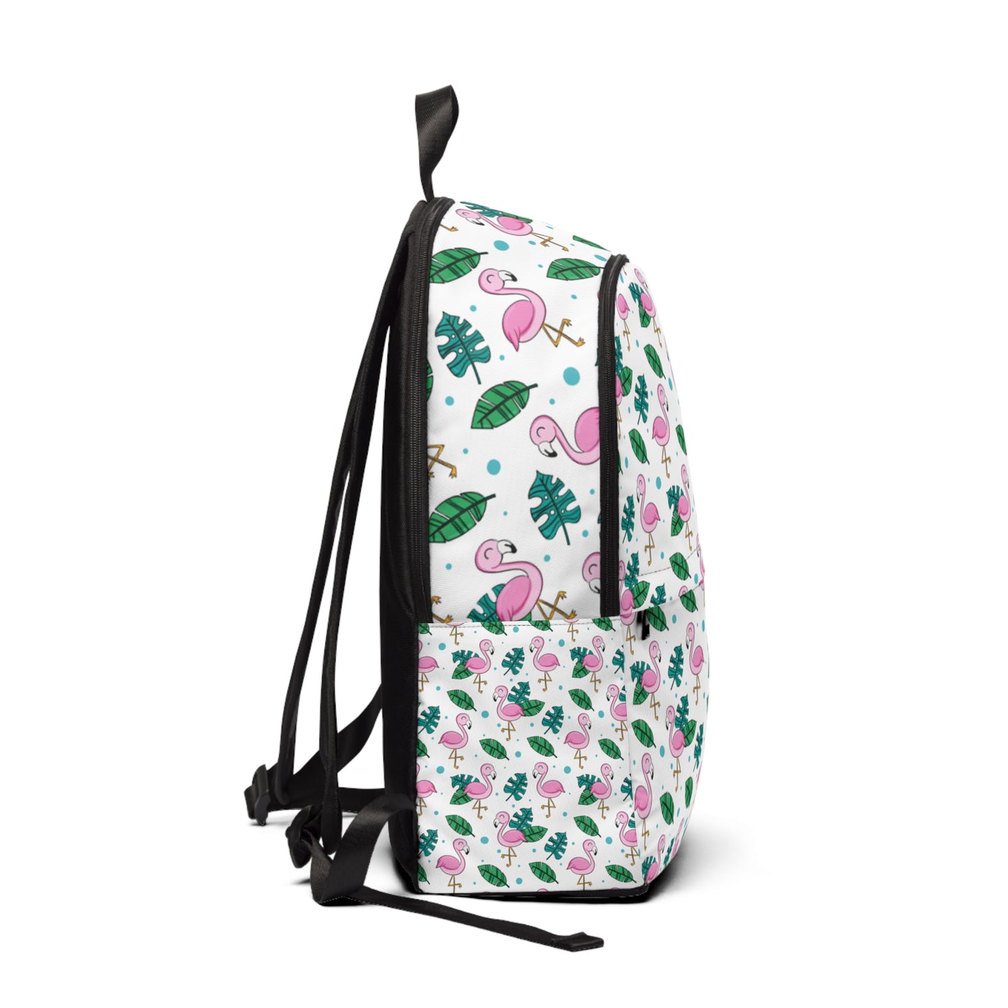Flamingo cute Pattern - Unisex Fabric Backpack