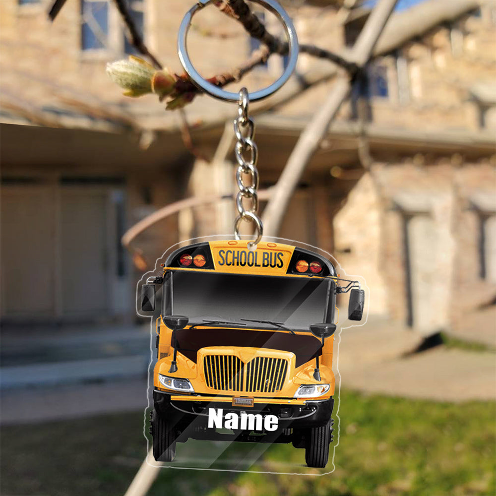 Transparent Acrylic Keychain - IC "black" ( Personalizable )