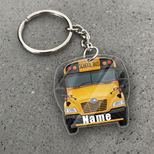 Transparent Acrylic Keychain 50 - 2017 Blue Bird  ( Personalizable )