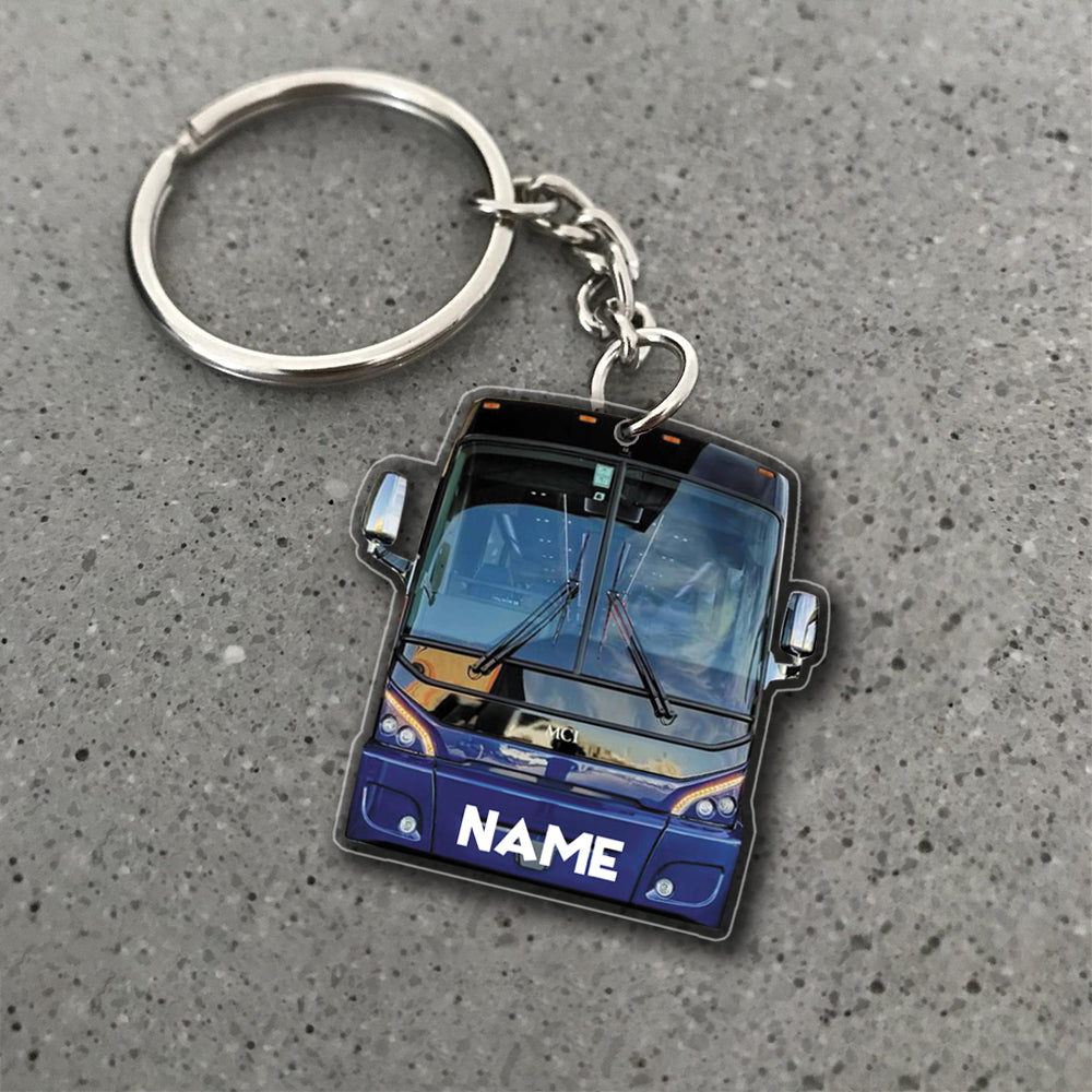 Transparent Acrylic Keychain - MCI  ( Personalizable )