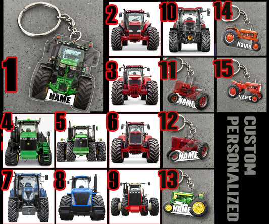 Tractor Keychain Collection
