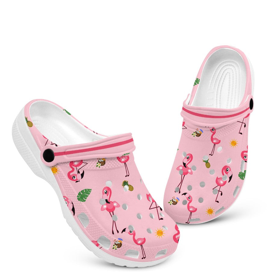 Flamingo clogs