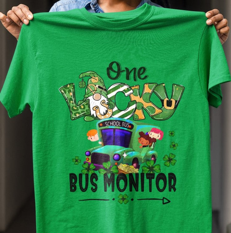 One Lucky for School bus team