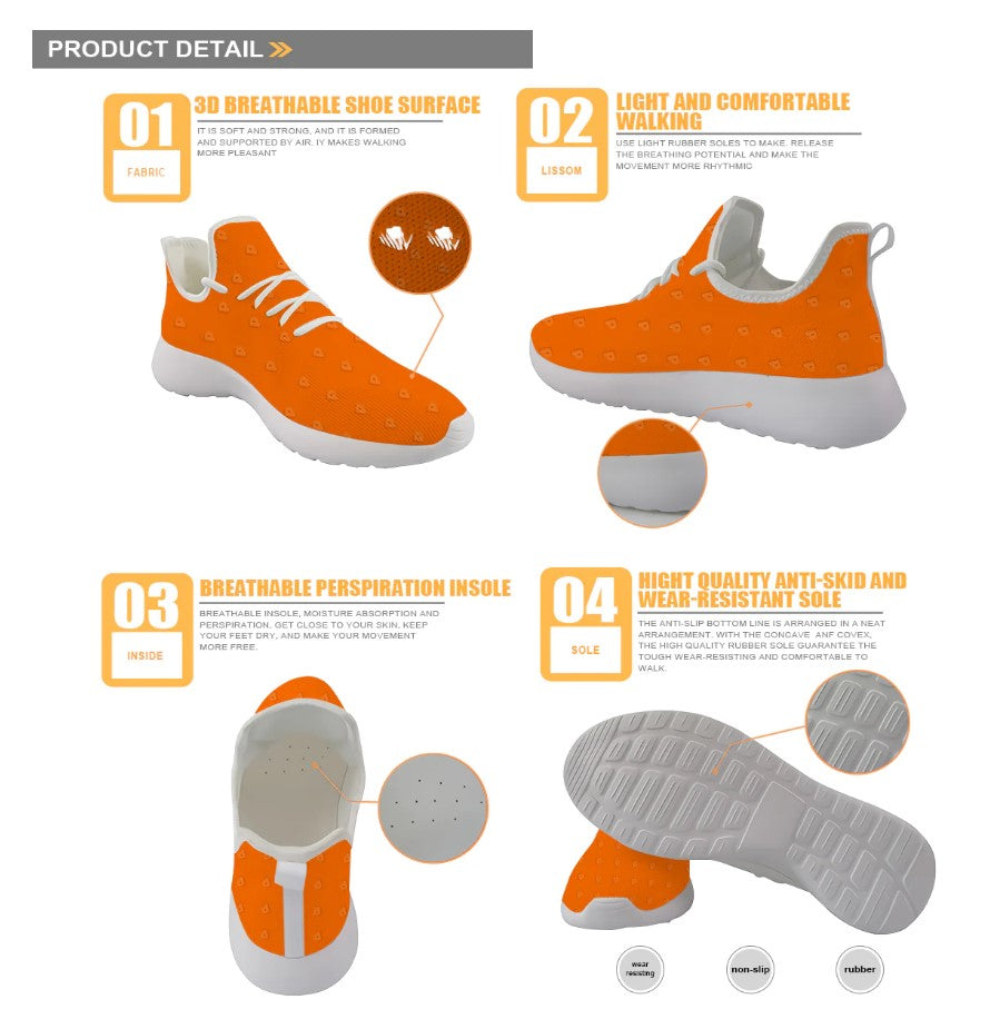Adult Mesh Knit Sneakers