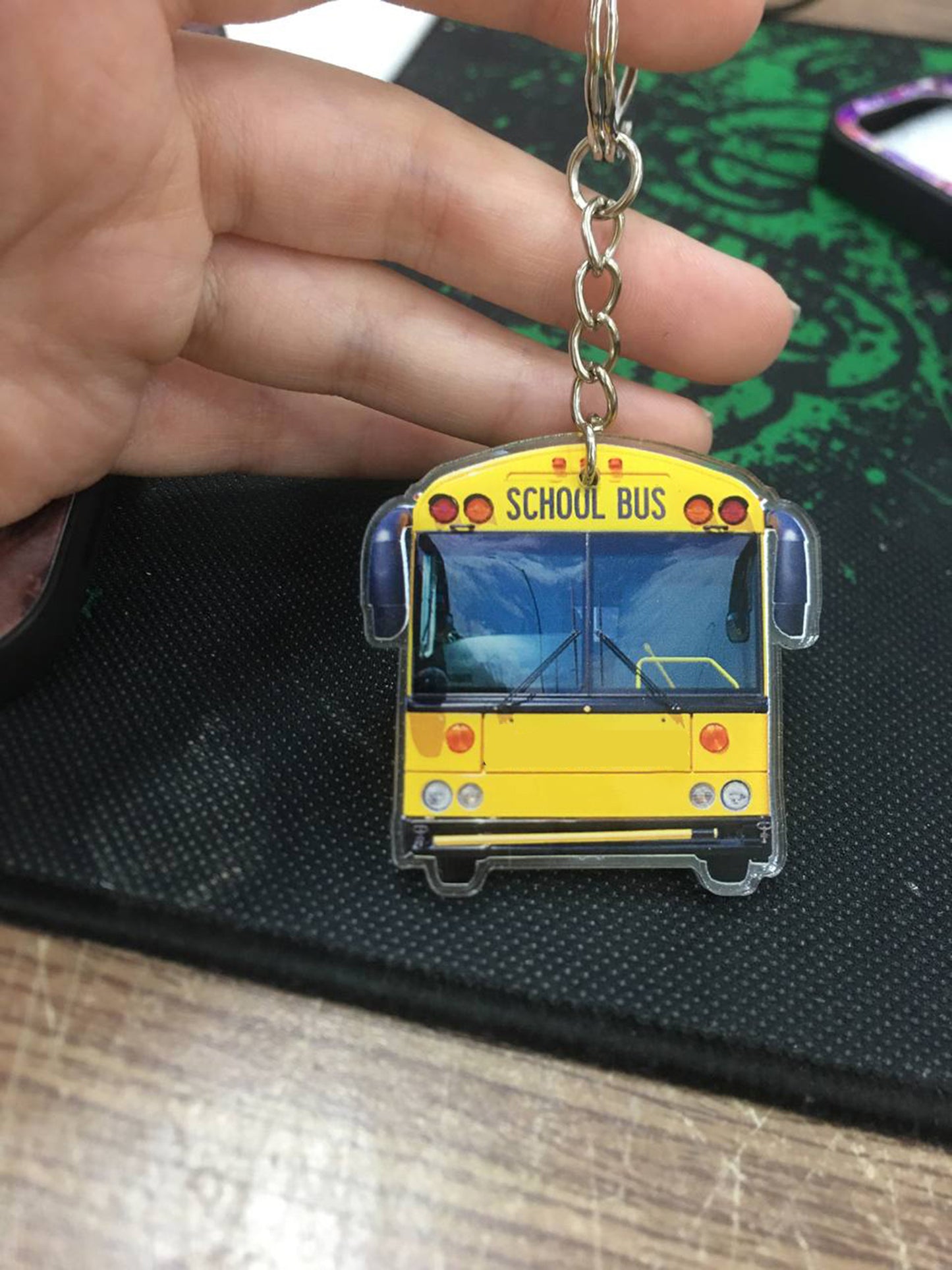 Transparent Acrylic Keychain ( Personalizable )