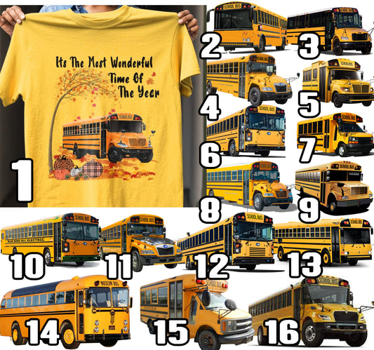It's the most wonderful time of the year - All types of school buses