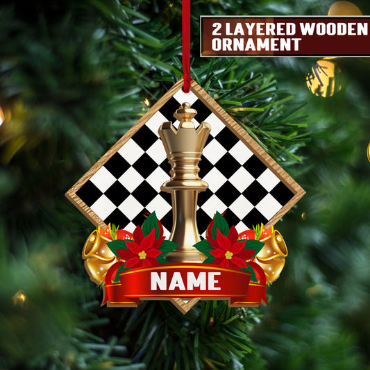 The King (chess) Christmas Ornament - Custom Personalized