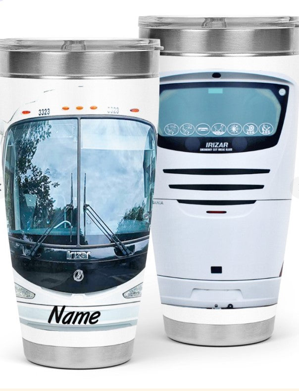 Irizar Bus -Curved Stainless Steel Tumbler (30oz)