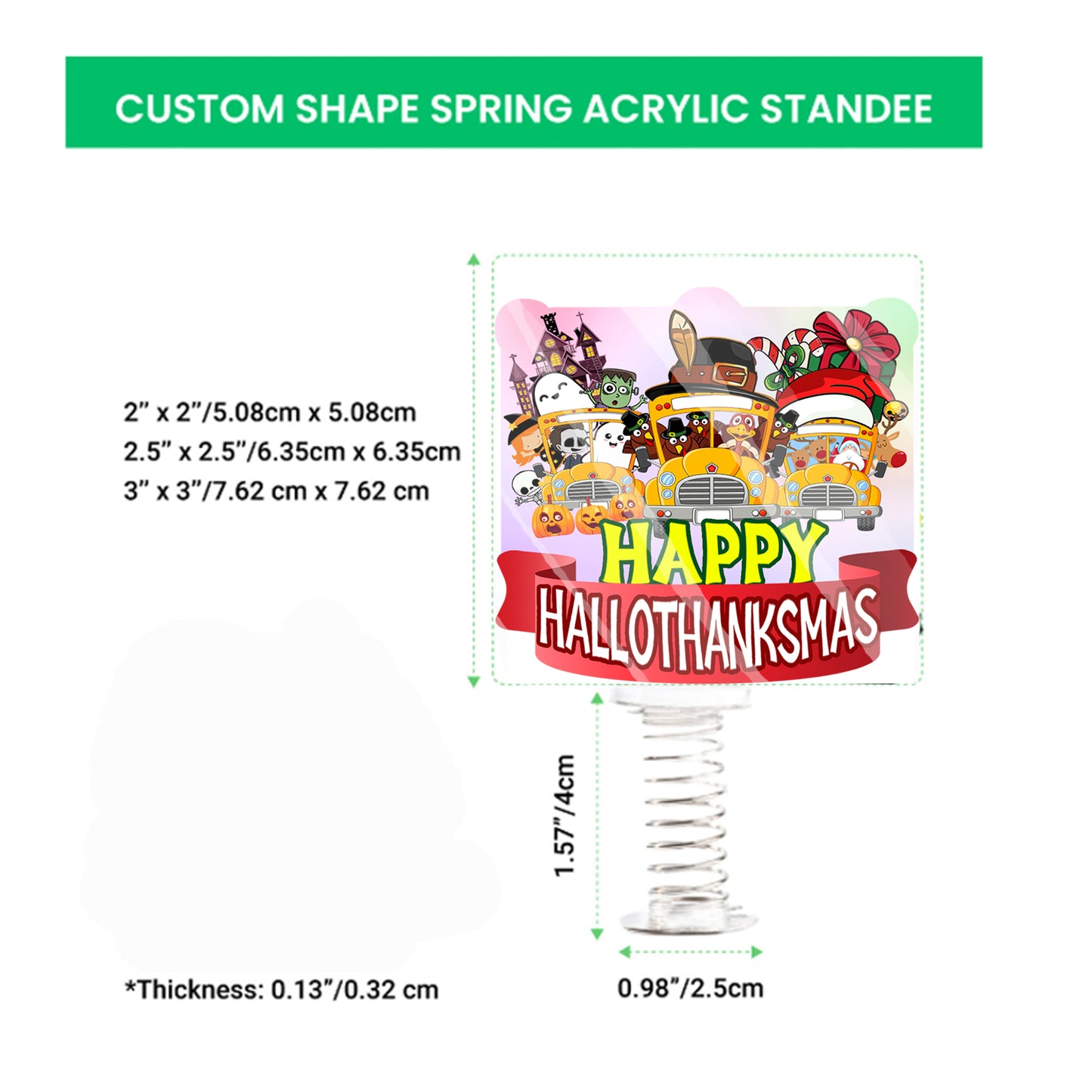 Happy HalloThanksMas standee