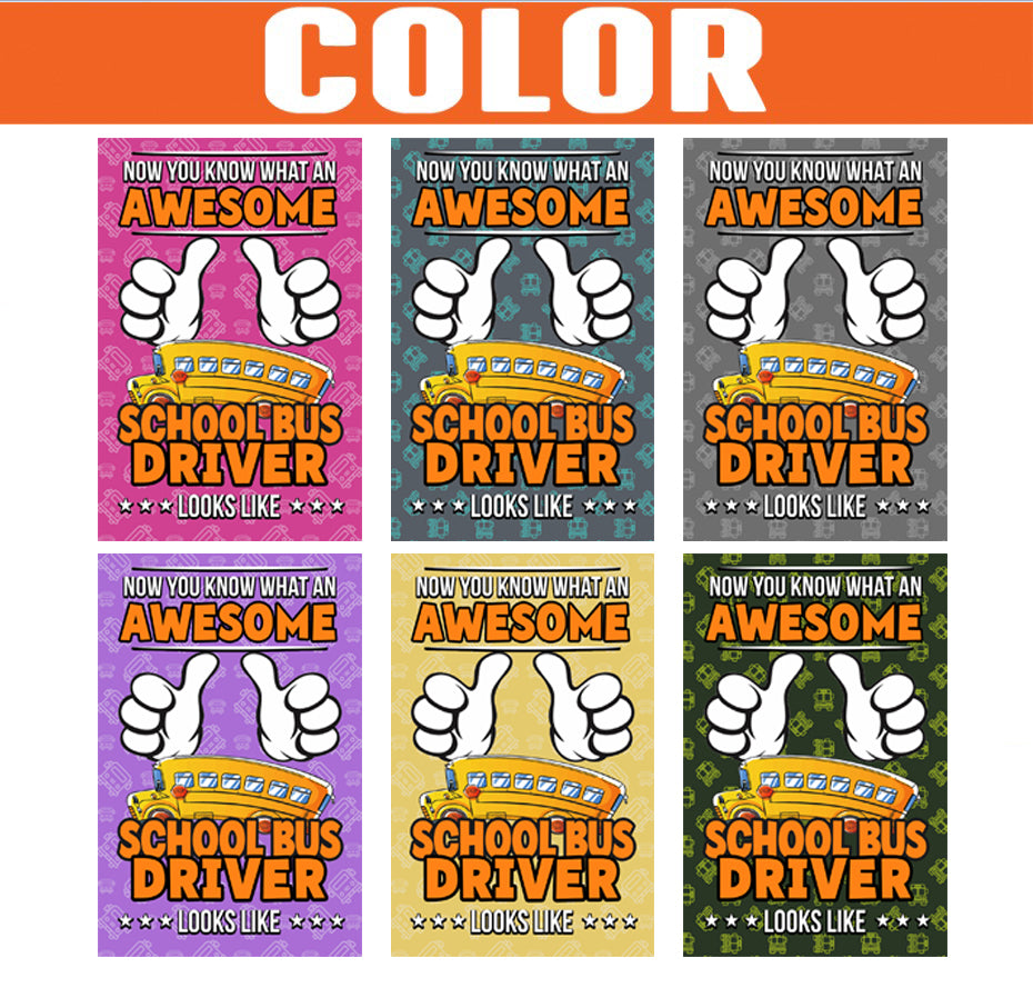 Leather Badge Holder - Now you know what an awesome School bus driver looks like