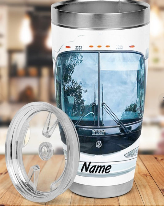 Irizar Bus -Curved Stainless Steel Tumbler (30oz)