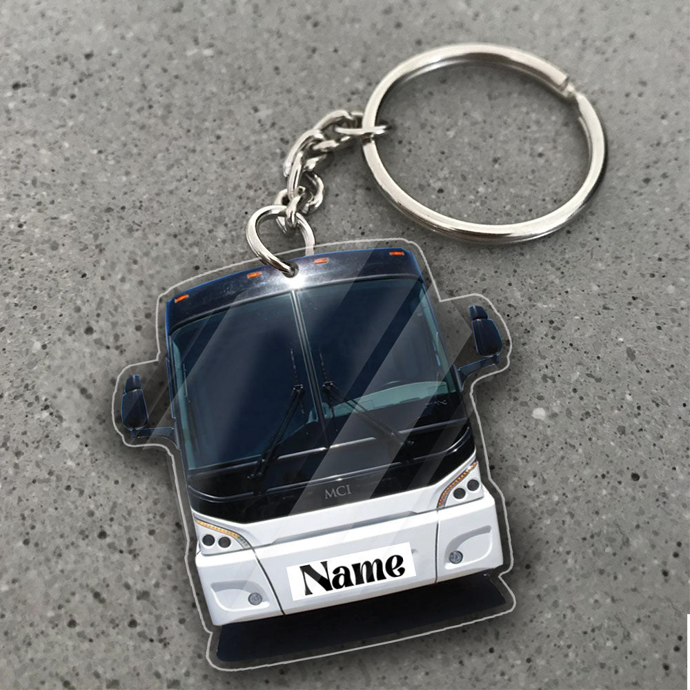 Transparent Acrylic Keychain - MCI  ( Personalizable )