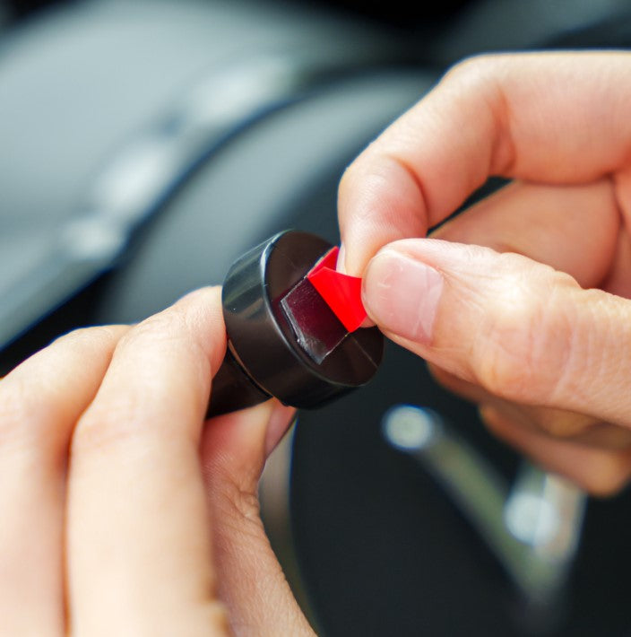 School bus name tag - Custom shape Acrylic Car/Bus Clip