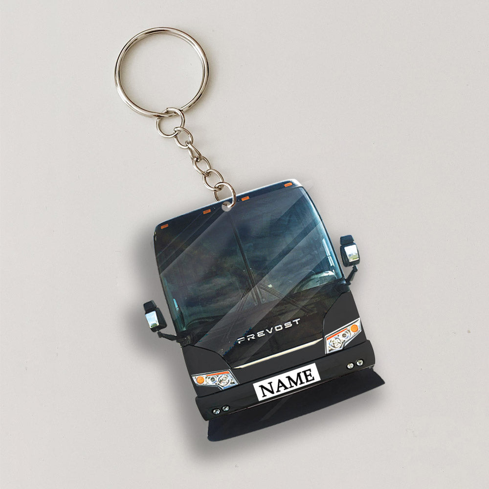 Transparent Acrylic Keychain - Prevost ( Personalizable )