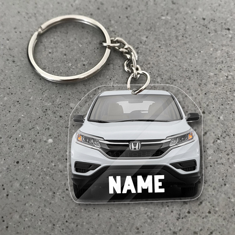 Transparent Acrylic Keychain - CR-V  (Personalizable)