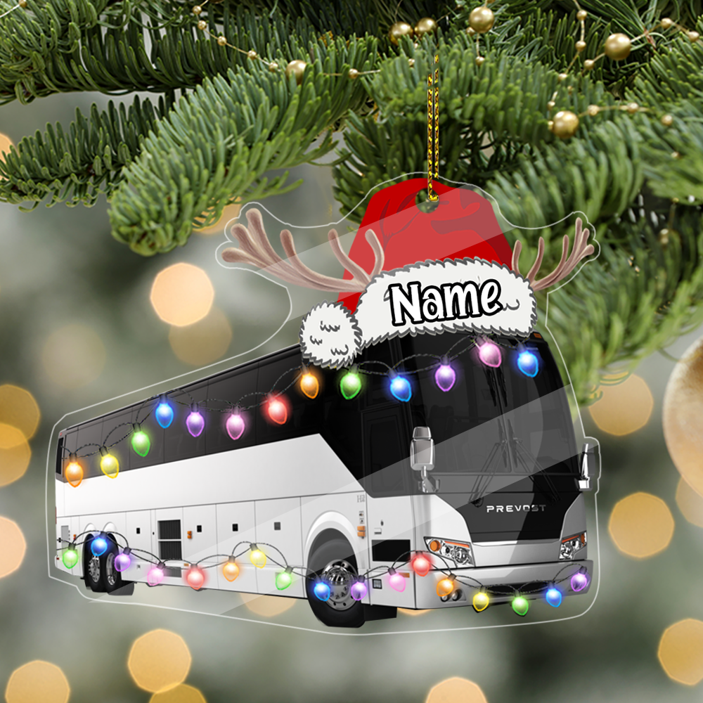 All Type Coach/Bus Christmas Ornament