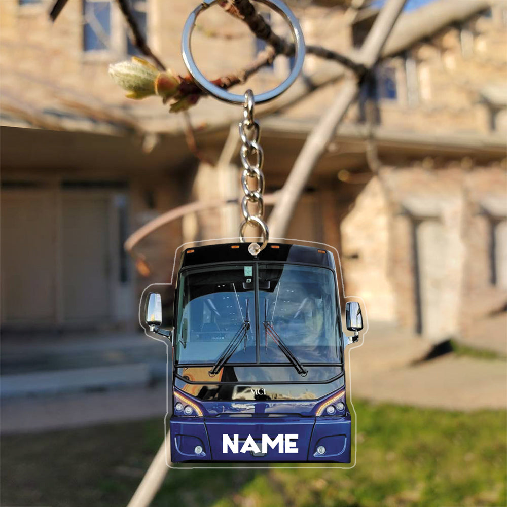 Transparent Acrylic Keychain - MCI  ( Personalizable )