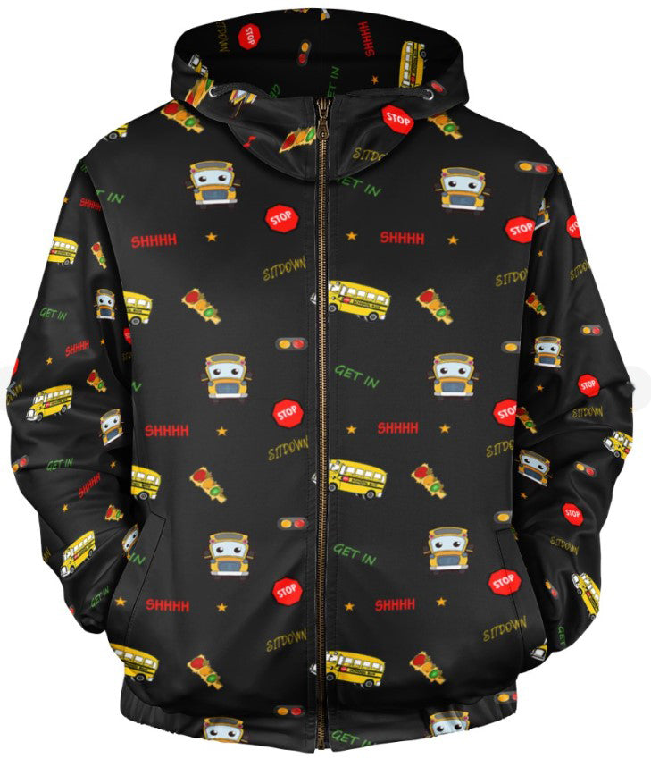 Decor Pattern school bus driver