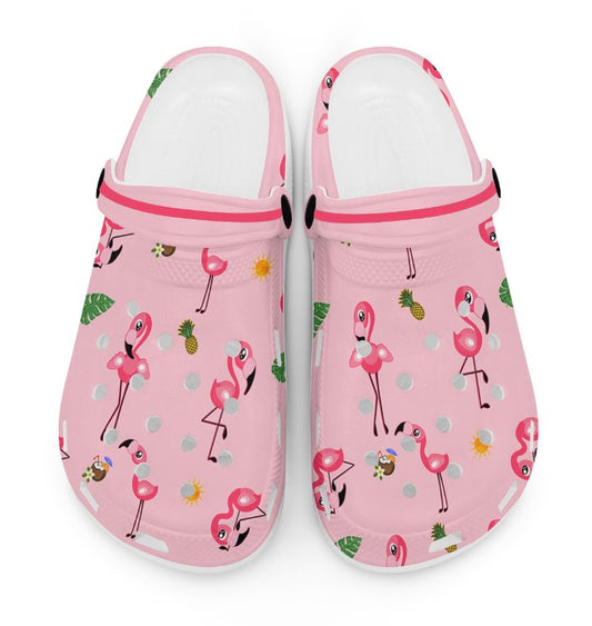 Flamingo clogs