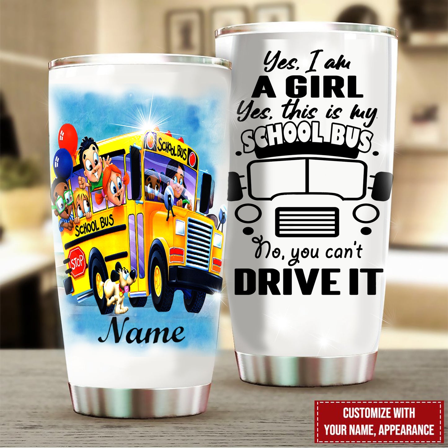 All Type of School bus Tumbler (30oz)