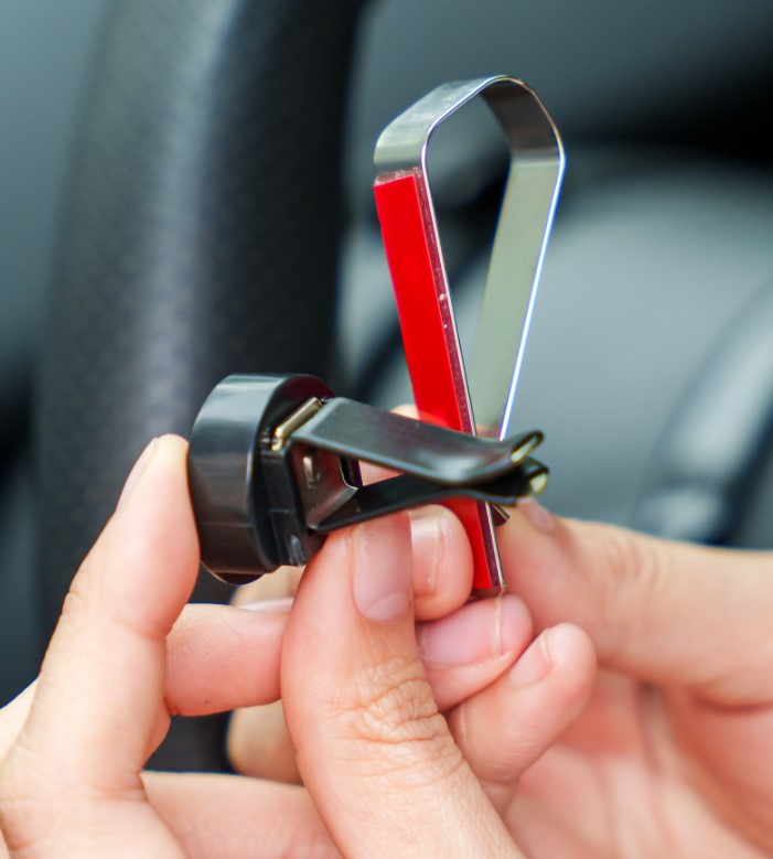 School bus name tag - Custom shape Acrylic Car/Bus Clip