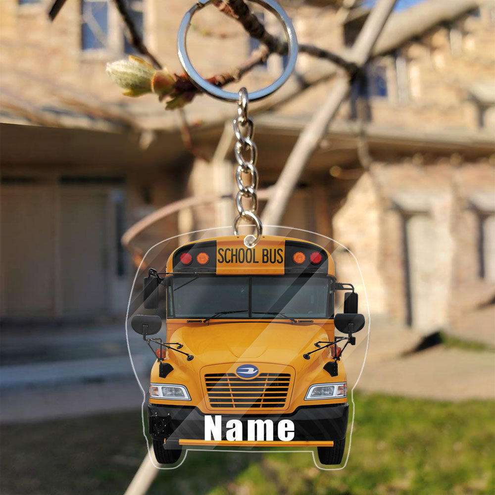 Transparent Acrylic Keychain 50 - 2017 Blue Bird  ( Personalizable )