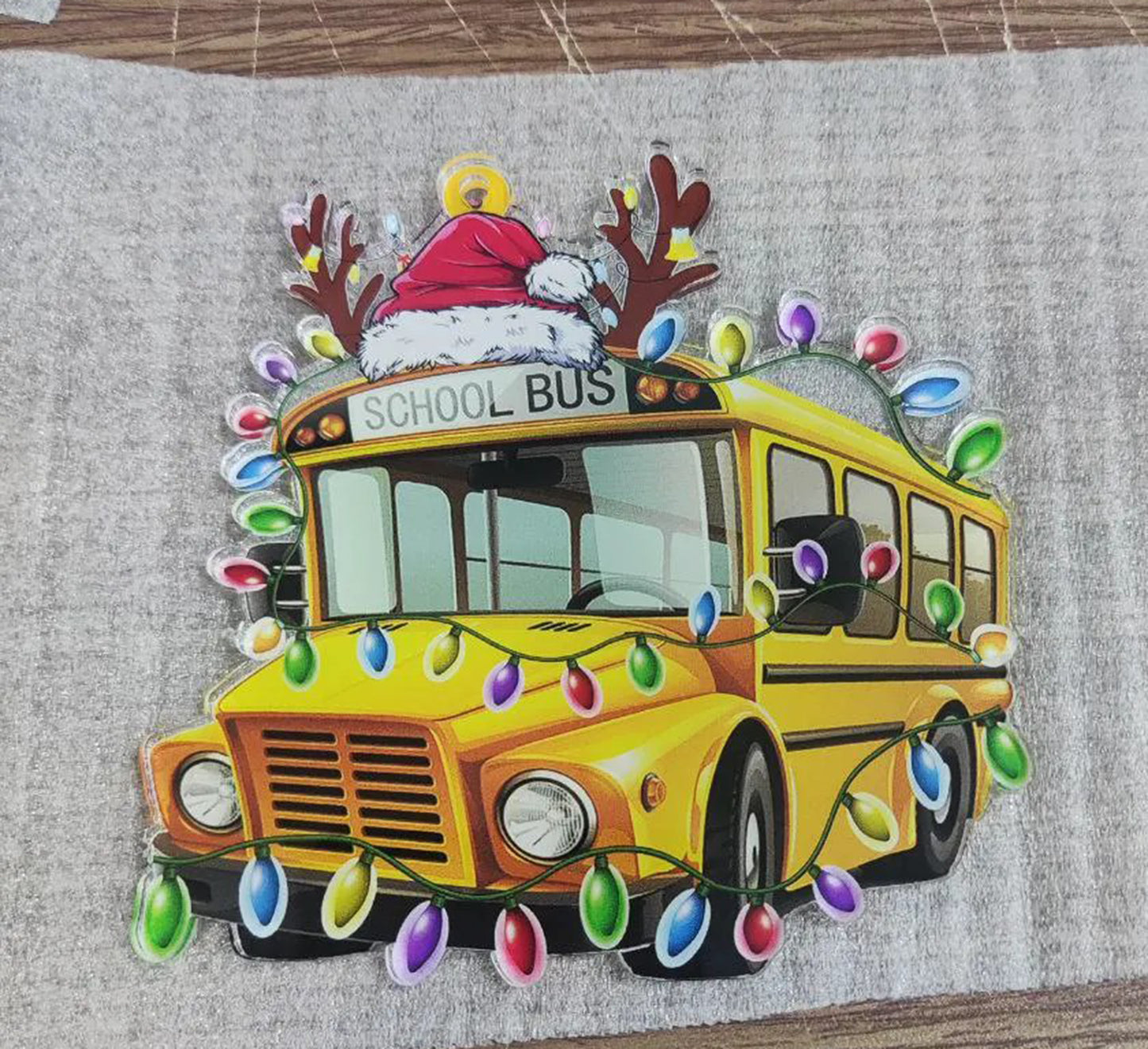 School Bus Christmas Ornament