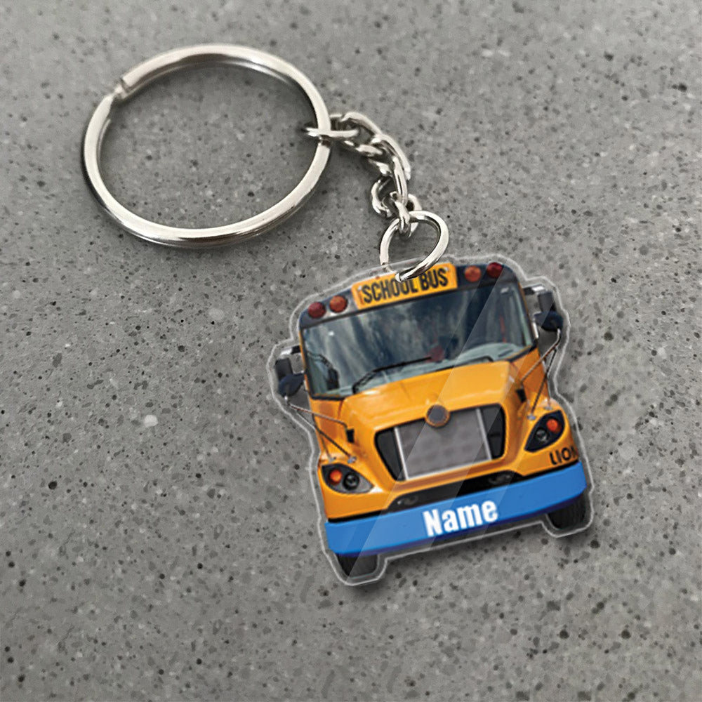 Transparent Acrylic Keychain 27 -  The Lion Electric( Personalizable )