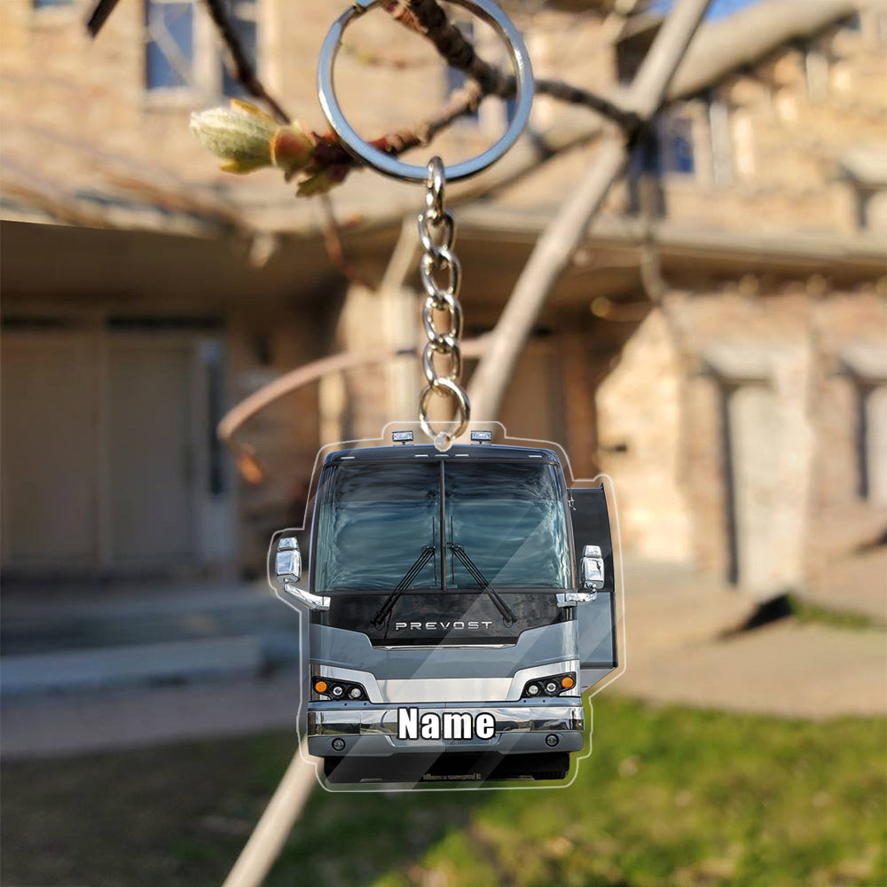 Transparent Acrylic Keychain 40 - Prevost (personalize)