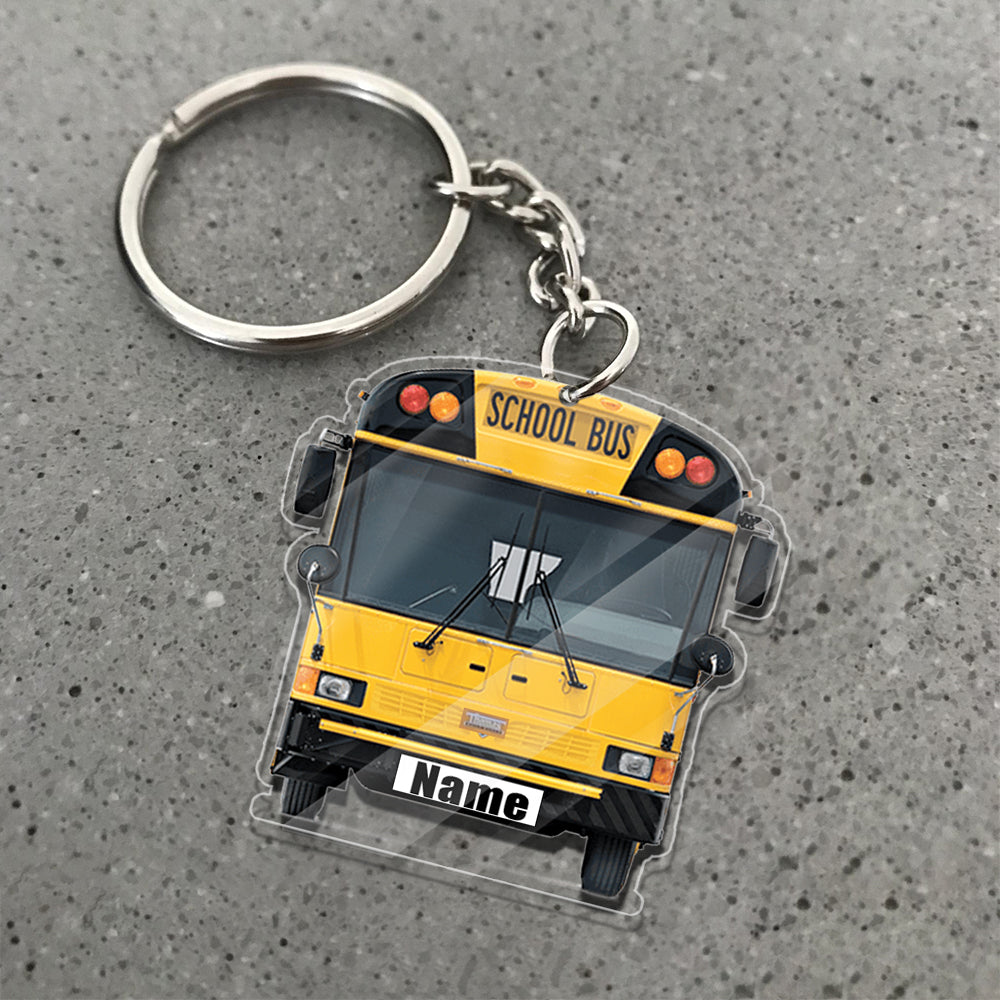 Transparent Acrylic Keychain 21 -  IC( Personalizable )