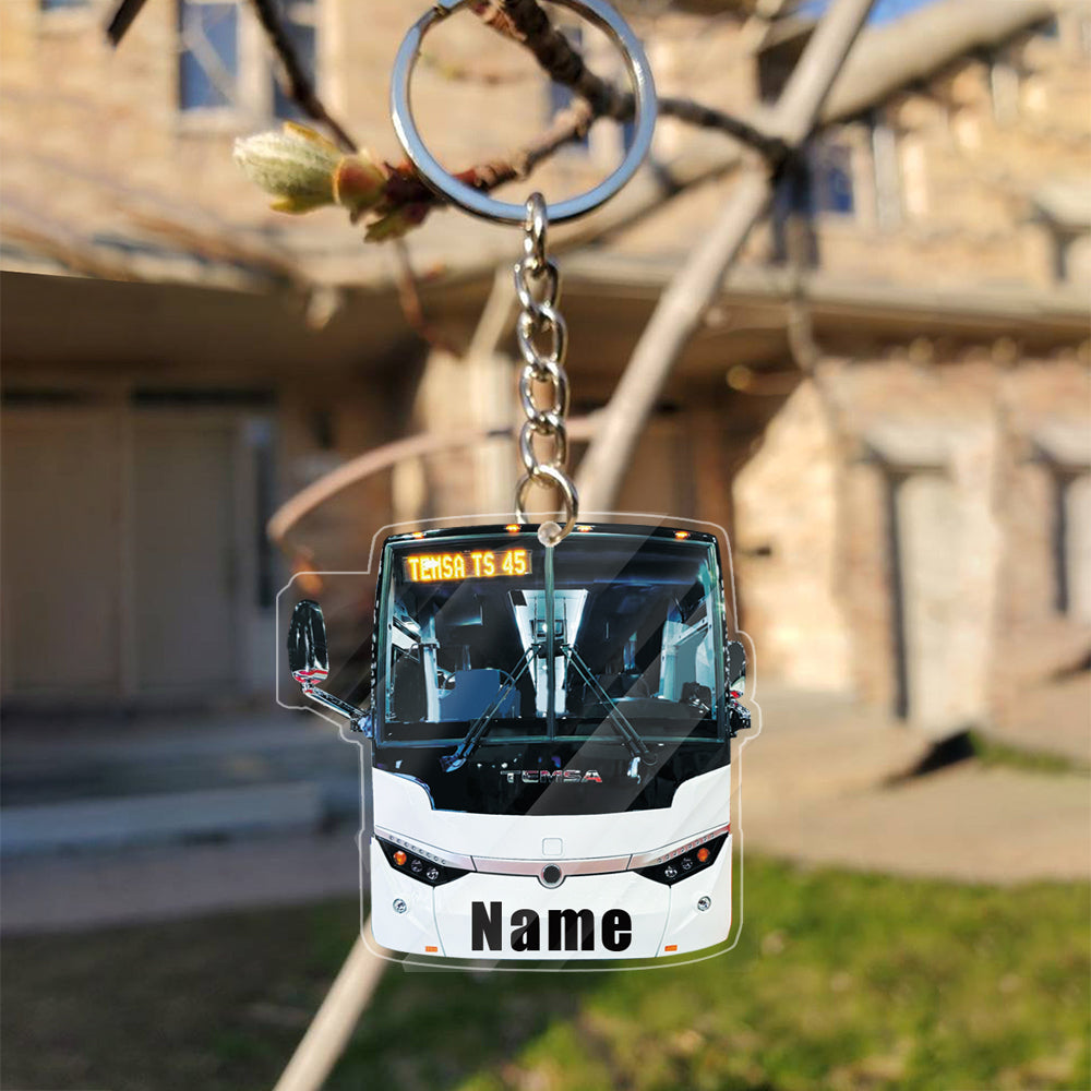 Transparent Acrylic Keychain 42  - Temsa Ts45 2023 (personalize)