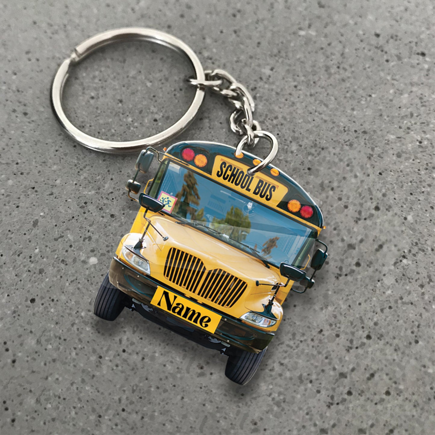 Transparent Acrylic Keychain 2 - (personalize)