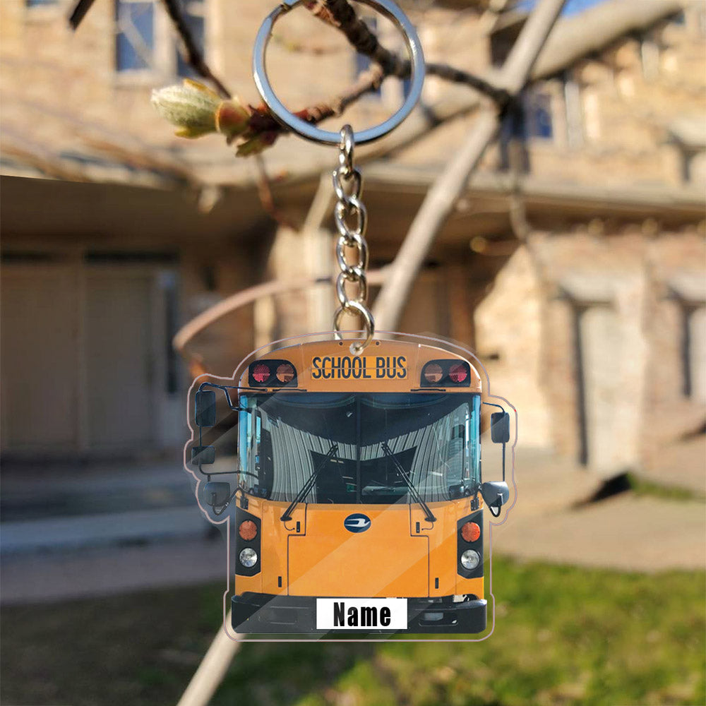 Transparent Acrylic Keychain - Blue Bird  All American ( Personalizable )