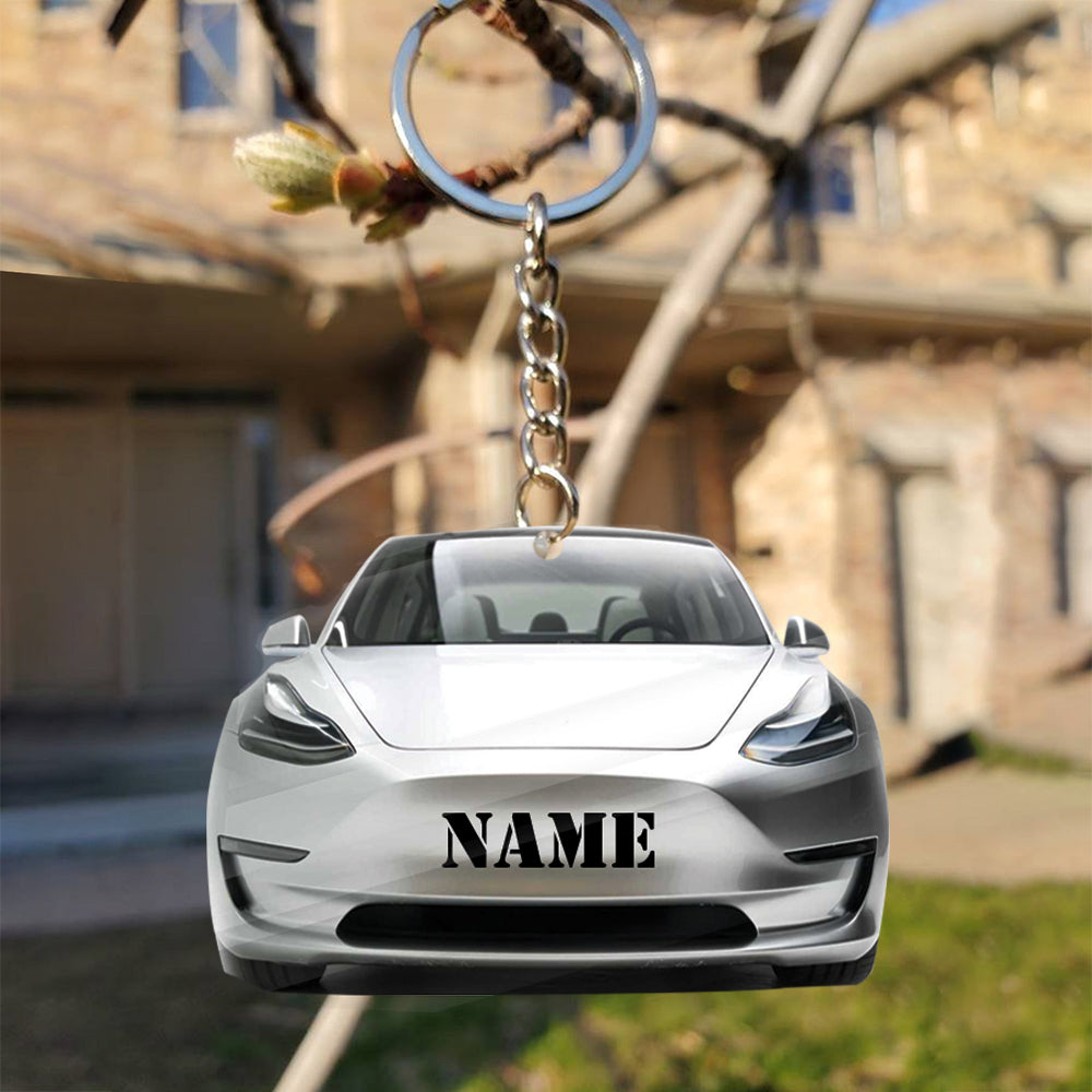 Transparent Acrylic Keychain - Model 3( Personalizable )