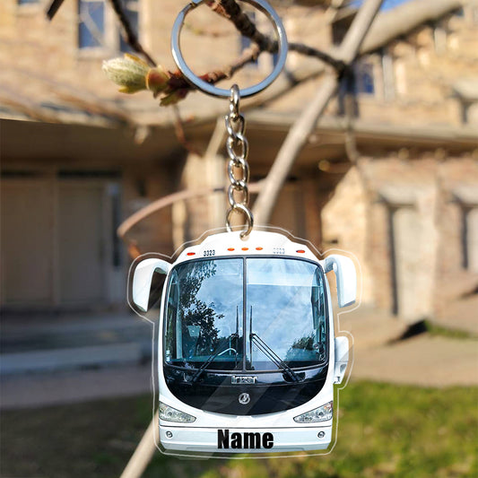 Transparent Acrylic Keychain 25 -  Irizar ( Personalizable )