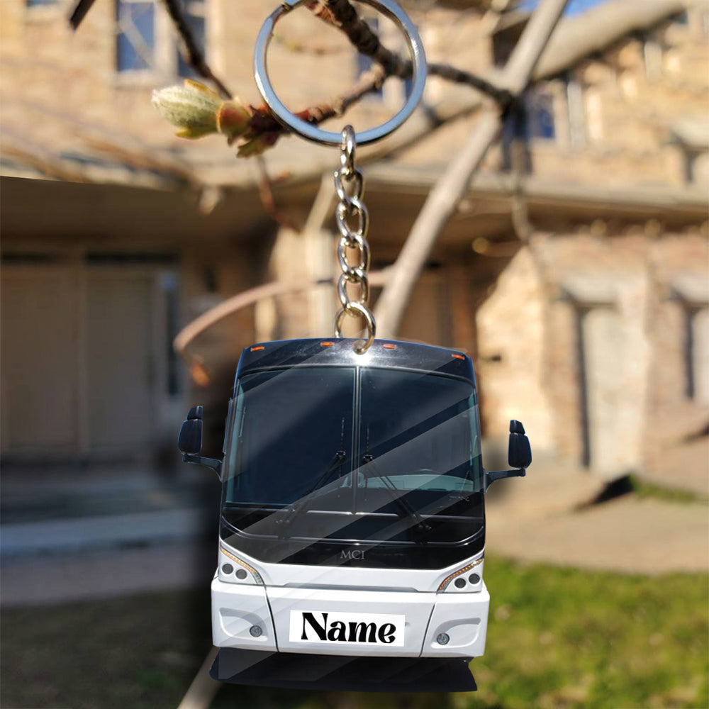 Transparent Acrylic Keychain - MCI  ( Personalizable )