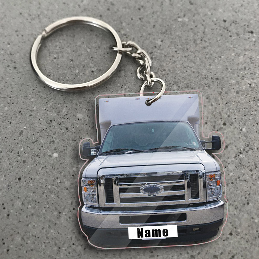 Transparent Acrylic Keychain - F450 ( Personalizable )