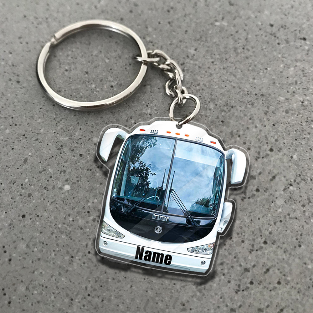 Transparent Acrylic Keychain 25 -  Irizar ( Personalizable )