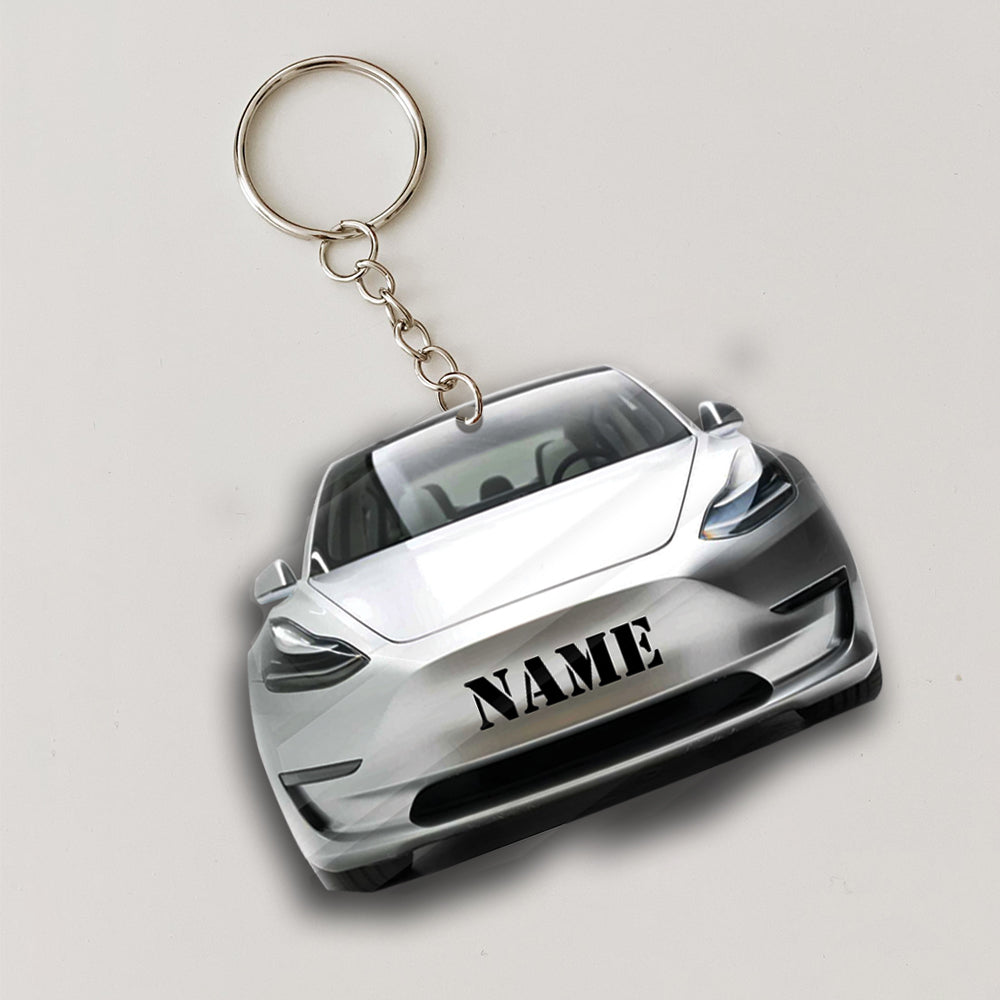 Transparent Acrylic Keychain - Model 3( Personalizable )
