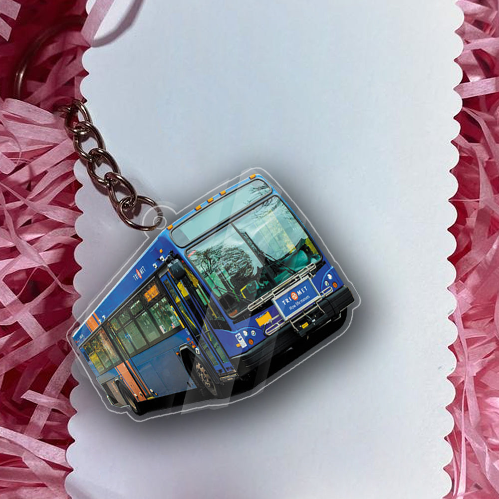 Transparent Acrylic Keychain 44 -  (personalize)