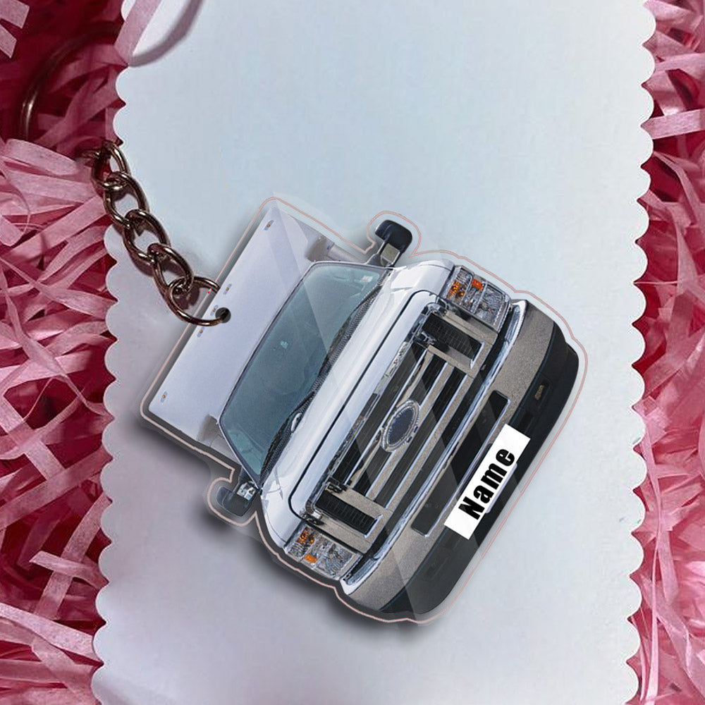 Transparent Acrylic Keychain - F450 ( Personalizable )