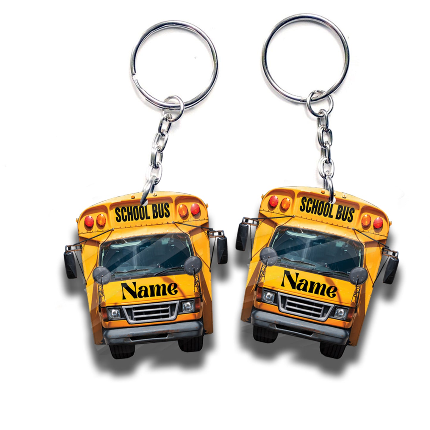 Transparent Acrylic Keychain 4 - (personalize)