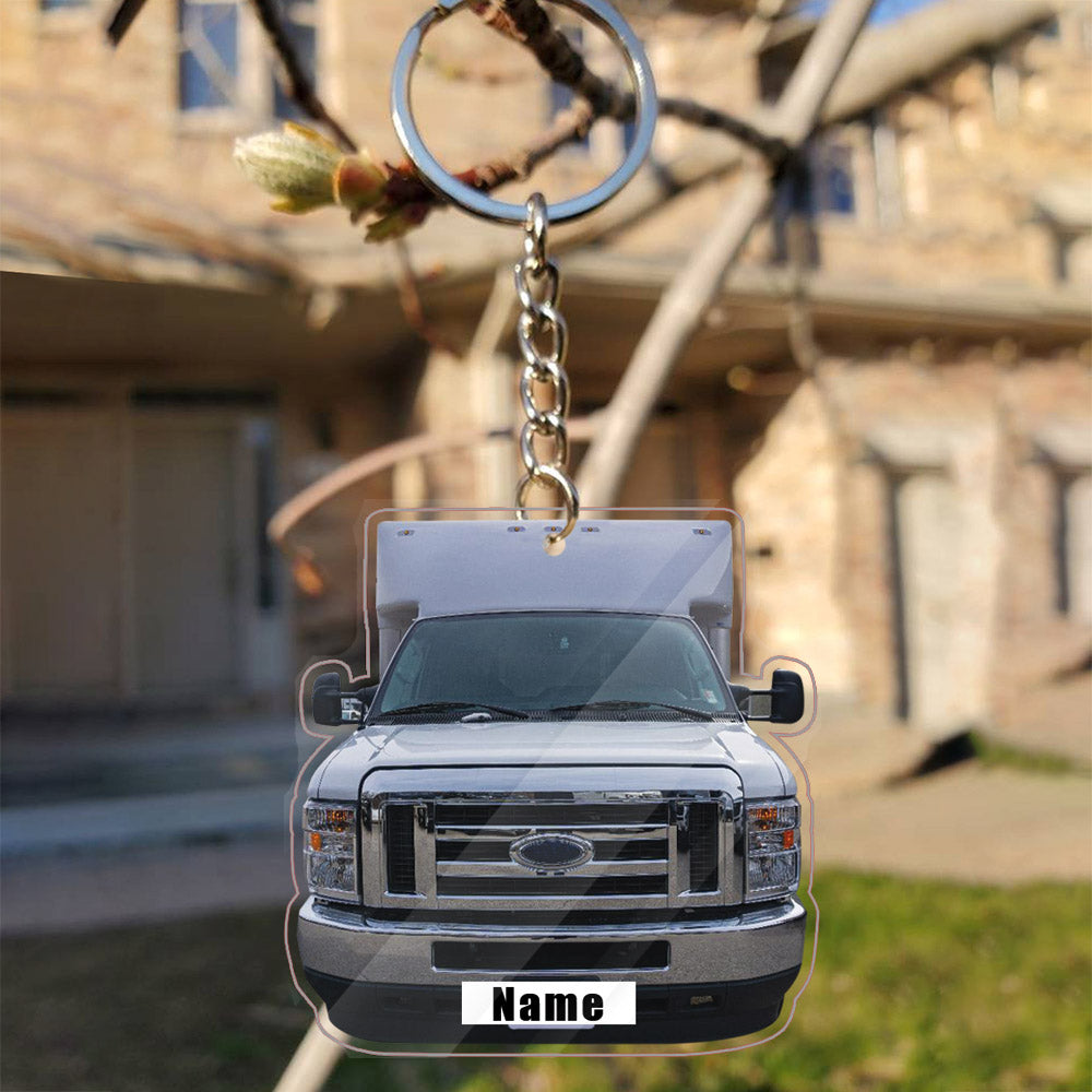 Transparent Acrylic Keychain - F450 ( Personalizable )