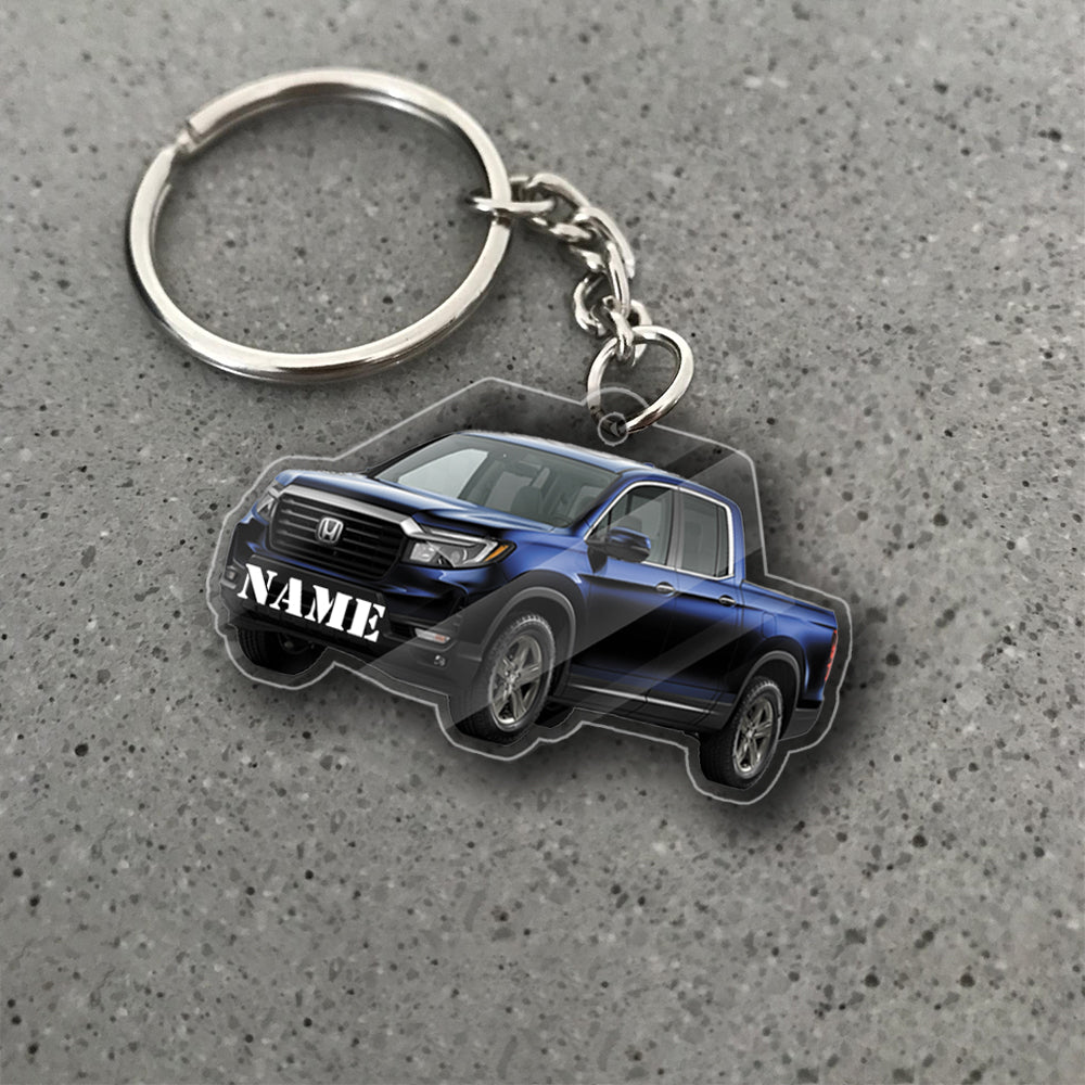 Transparent Acrylic Keychain 41 - Ridgeline (personalize)