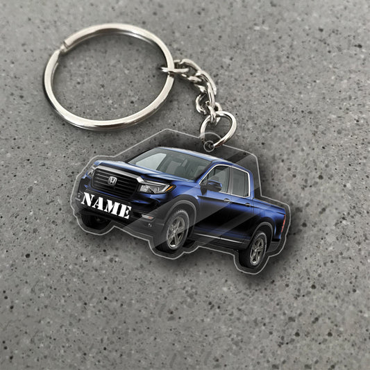Transparent Acrylic Keychain 41 - Ridgeline (personalize)