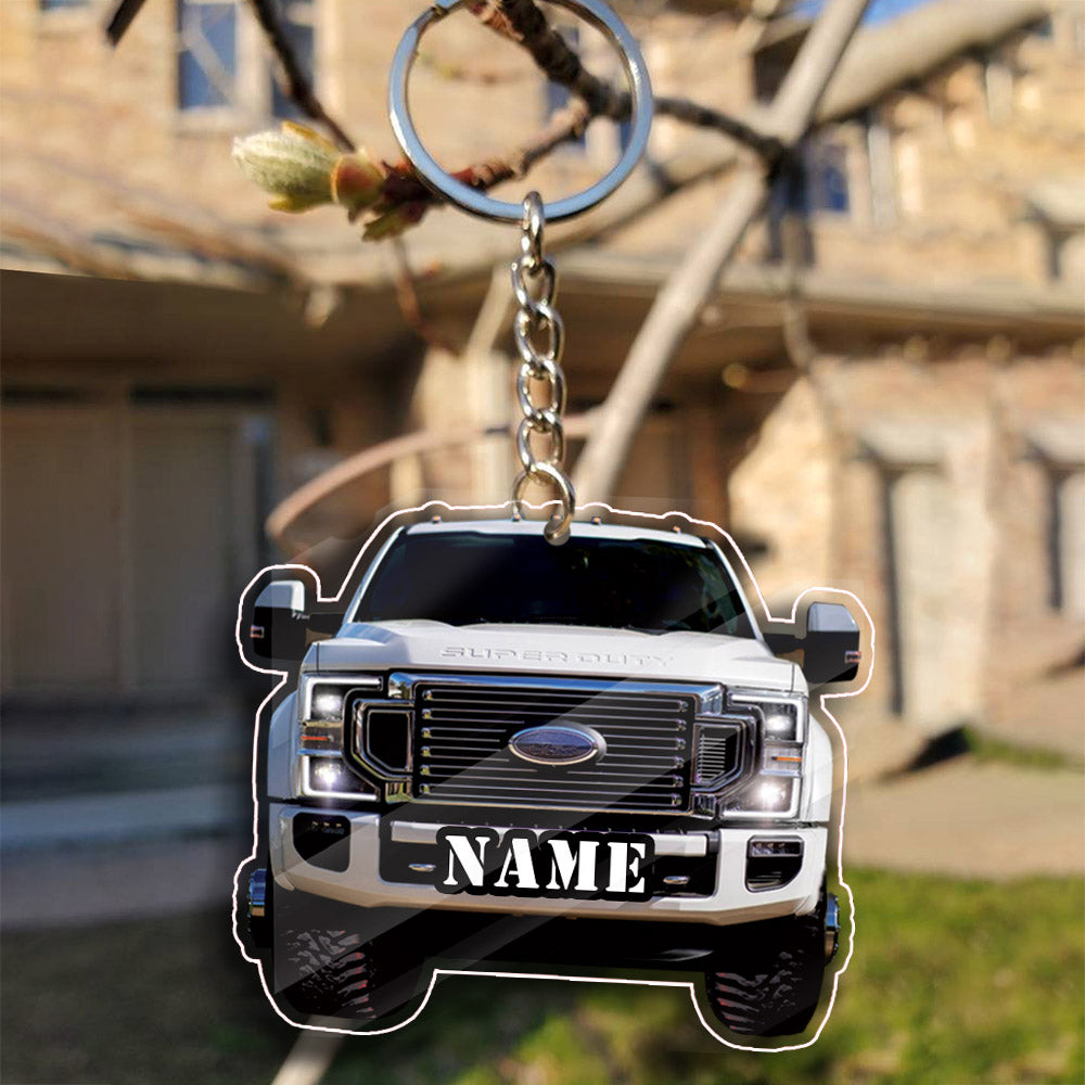 Transparent Acrylic Keychain - F 450 ( Personalizable )