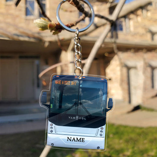 Transparent Acrylic Keychain - Vanhool ( Personalizable )